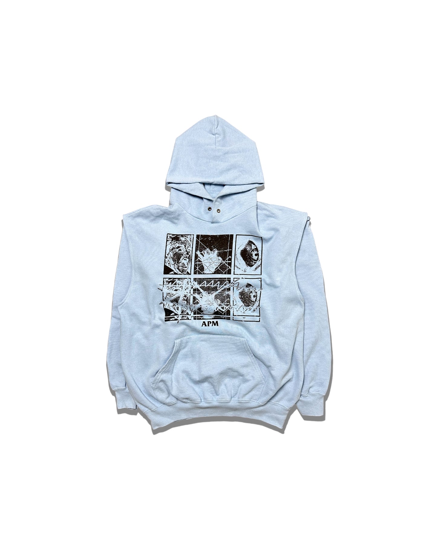 LIFE IN A CAGE HOODIE - BLUE